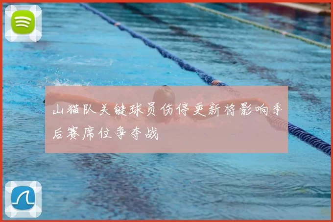 山猫队关键球员伤停更新将影响季后赛席位争夺战